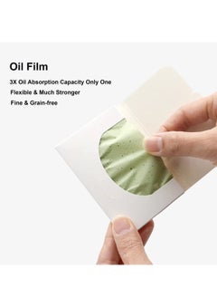KASTWAVE KASTWAVE 300 Counts Premium Face Oil Blotting Paper, Oil Control Film, Oil Absorbing Tissues Paper (Unscented, Green Tea, Rose)  - Image 5