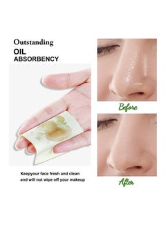 KASTWAVE KASTWAVE 300 Counts Premium Face Oil Blotting Paper, Oil Control Film, Oil Absorbing Tissues Paper (Unscented, Green Tea, Rose)  - Image 4