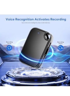 KASTWAVE Digital Voice Recorder, 64GB with Playback, 3072Kpbs HD Dual MIC Tape Voice Activated Recorder, with Noise Reduction, for Lectures, Meetings, Calls, 2048 Hours Audio Recording Device  - Image 2