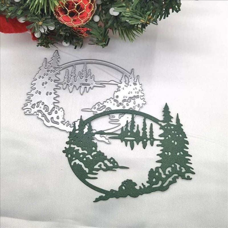 Lottoyday Christmas Forest and Lakes 3D Metal Die Cuts, Cutting Dies for Card Making Clearance, Embossing Dies for Scrapbooking, DIY Album Paper Cards Decoration - Image 5
