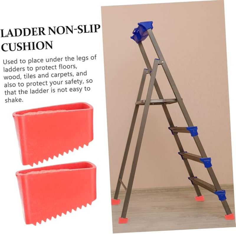 6Pcs Non Rubber Ladder Feet Pads Skid Covers For Enhanced Stability And Safety - Image 5