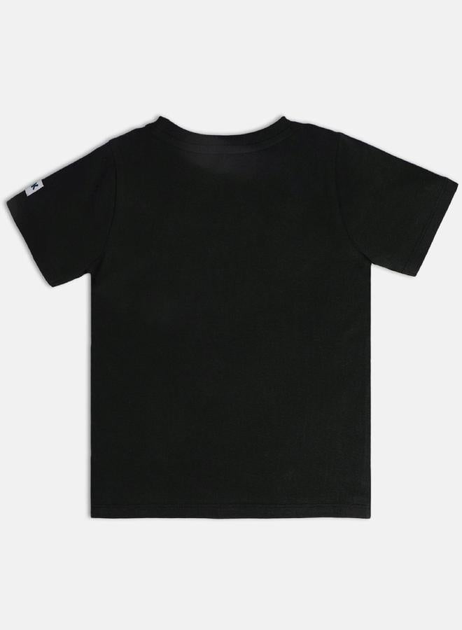 MINIKLUB Boys Cotton Skater Print Round Neck T-Shirt - Image 2