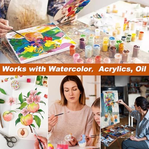 Bonison 30 Pcs Tiny Detail Paint Brushes Set – Fine #0#00#000 Liner Brushes for Miniature, Model, Acrylic & Watercolor, Precision Craft Brushes for Easter Egg Painting, Spring DIY & Holiday Art - Image 4