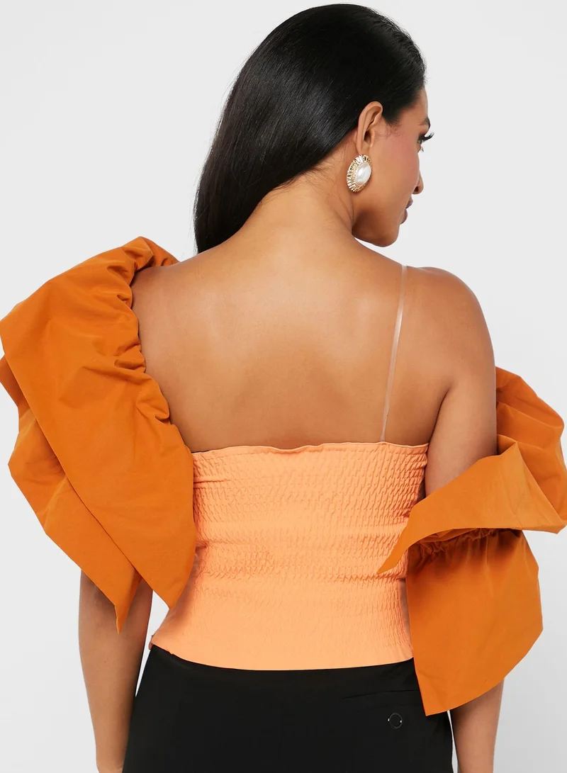 the no name style Volume Monostrap Statement Top