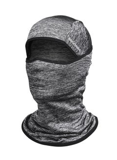 Rockbros Balaclava Face Mask  ,Uv Protection Full Face Sunscreen Mask for Motorcycle Cycling,  Ice Silk Polyester Breathable Sunscreen Shawl Face Covering, Lightweight Sports Protection Cover (Grey)  - Image 1