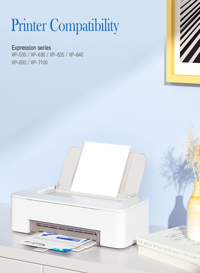 Valuetoner خرطوشة حبر معاد تصنيعها من Valuetoner بديلة لطابعات إبسون 410XL 410 XL T410XL عالية الإنتاجية للاستخدام مع طابعات Expression XP-7100 XP-530 XP-630 XP640 XP-830 XP635 (عبوة من 5 خراطيش) - Image 2