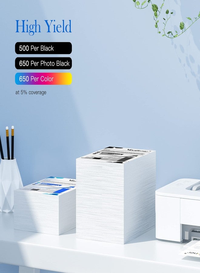 Valuetoner خرطوشة حبر معاد تصنيعها من Valuetoner بديلة لطابعات إبسون 410XL 410 XL T410XL عالية الإنتاجية للاستخدام مع طابعات Expression XP-7100 XP-530 XP-630 XP640 XP-830 XP635 (عبوة من 5 خراطيش) - Image 3