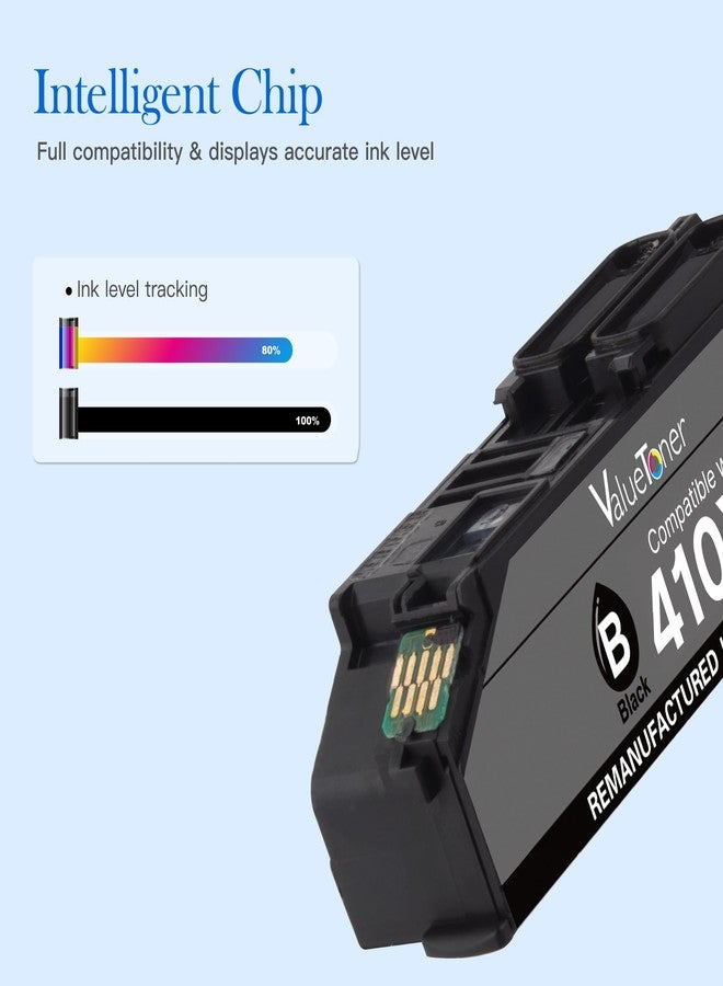 Valuetoner خرطوشة حبر معاد تصنيعها من Valuetoner بديلة لطابعات إبسون 410XL 410 XL T410XL عالية الإنتاجية للاستخدام مع طابعات Expression XP-7100 XP-530 XP-630 XP640 XP-830 XP635 (عبوة من 5 خراطيش) - Image 4