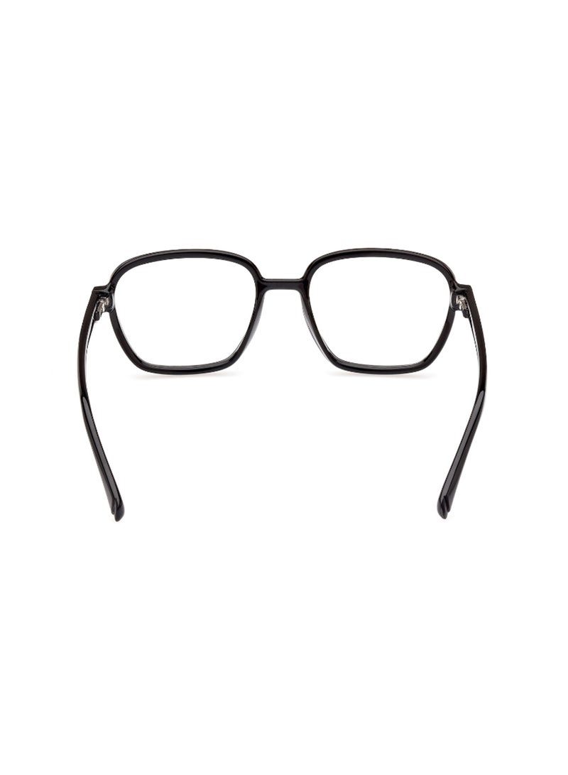 GUESS Men's Square Shape Eyeglass Frames - GU5008600153 - Lens Size: 53 Mm - Shiny Black - Image 4