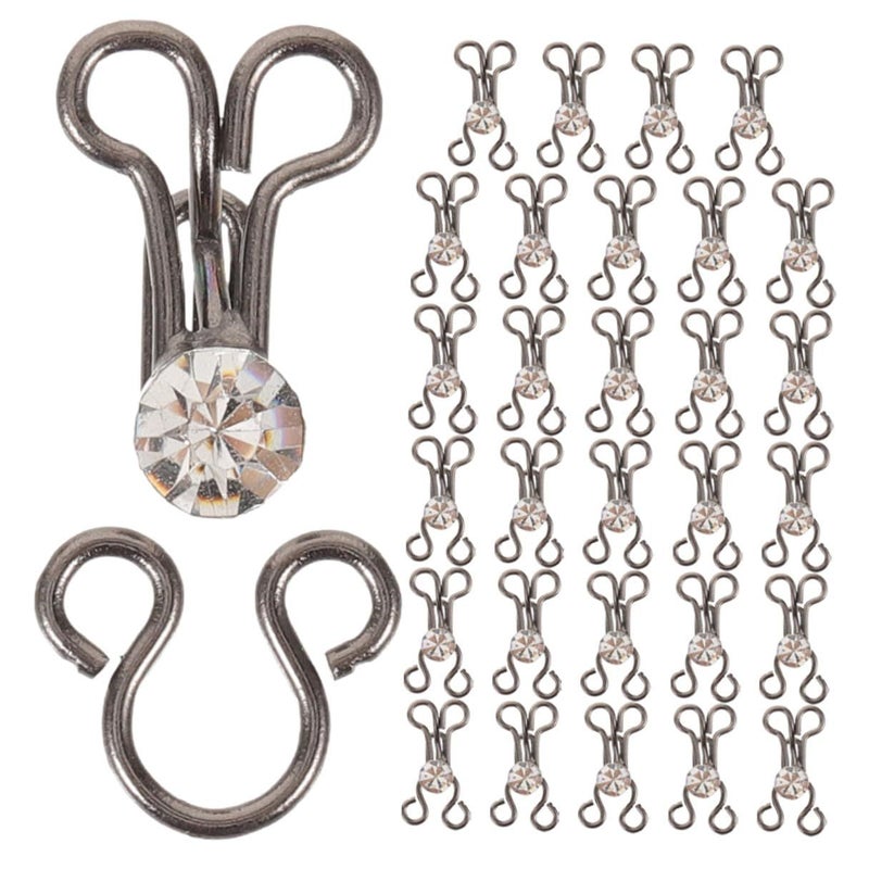 SAFIGLE 30 Pcs Metal Sewing Hook And Eye Closures For Clothing Repair - Image 2