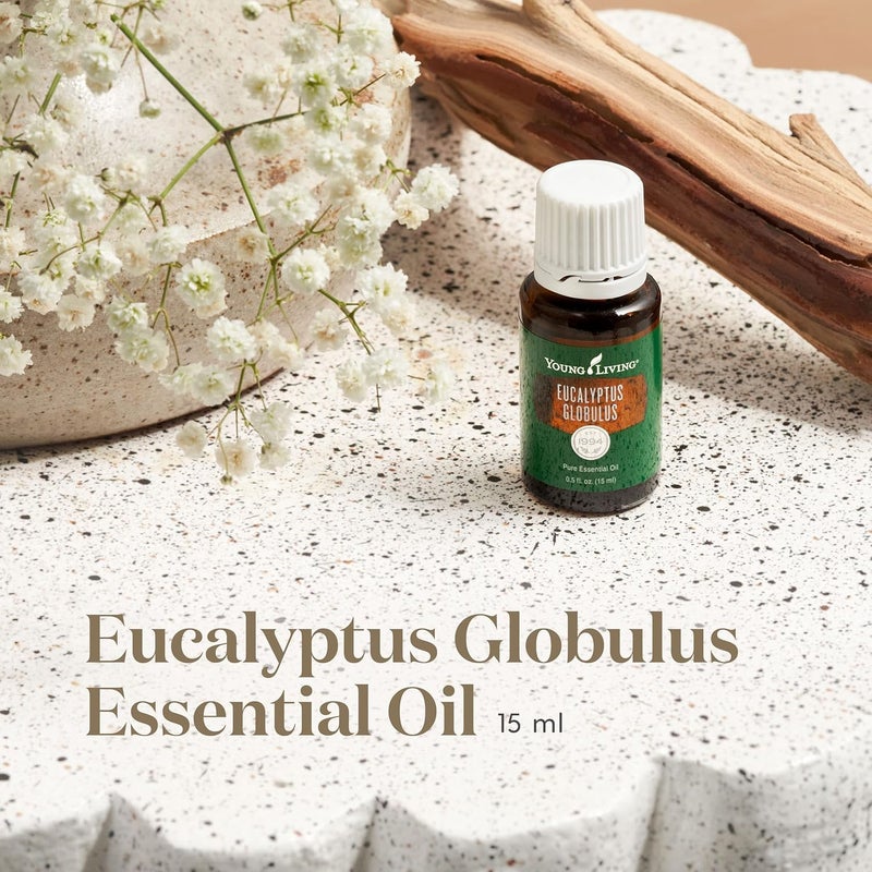 Young Living Eucalyptus Globulus Essential Oil 15ml - Pure & Revitalizing Aromatherapy - Breathe Easy & Refresh Your Senses-Topical & Aromatic-Supports Respiratory Health & Natural Well-Being Journey - Image 1