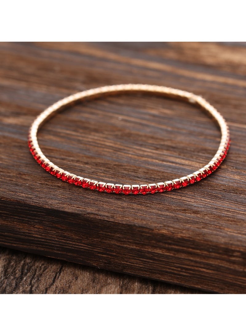 KUYING New Fashionable Premium Light Luxury Color Diamond Bracelet