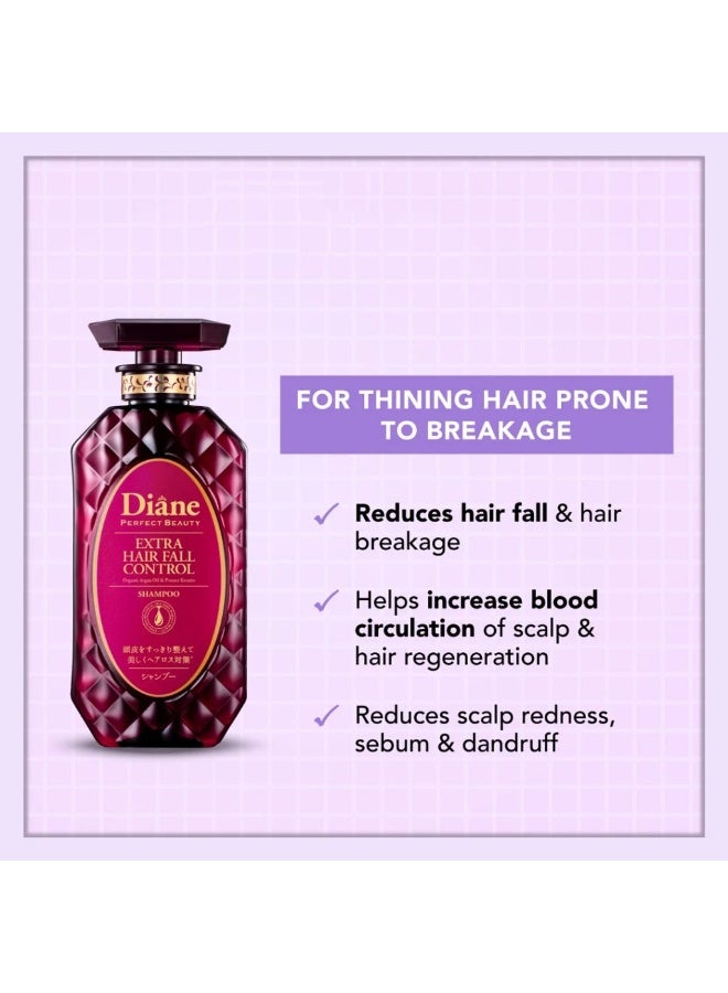 Diane MOIST DIANE Perfect Beauty Extra Hair Fall Control Shampoo 450ml - Image 2