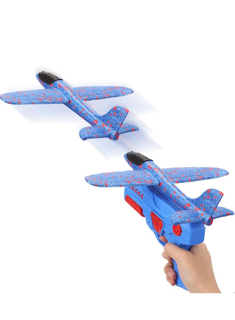 Aircraft foam launcher one on ejection model and foam glider children's aircraft toy set - Image 1