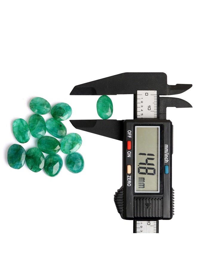 REAL-GEMS Colombian Emerald Approx 60 Ct - 7 Pcs Natural Oval Cut Green Emerald Loose Gemstones Lot, Small, Gemstone, mix gemstones lot - Image 5