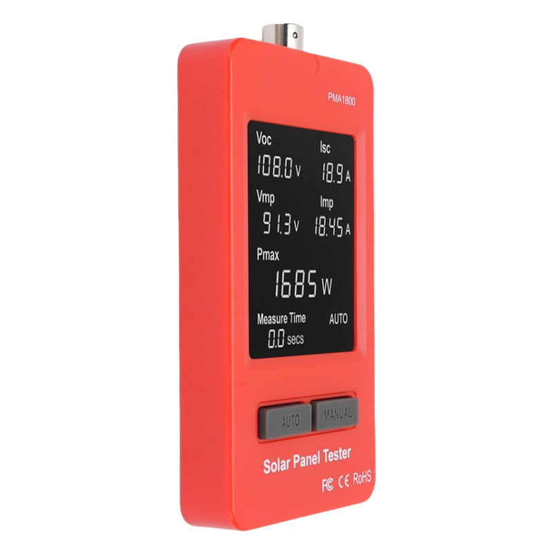 عداد قوة الطاقة الشمسية مع شاشة LCD لاختبار بيانات الألواح الكهروضوئية - Image 4