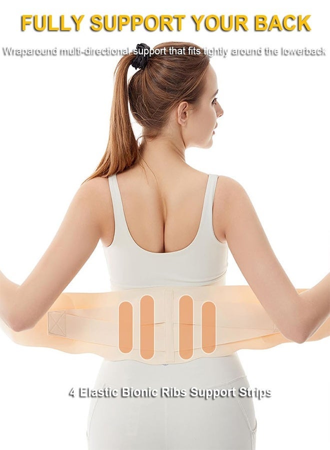 MLADEN Back Brace for Lower Back Pain Women Men, Waist Support Back Support Brace Back Brace for Men Lower Back Pain Relief Products, Back Belt Sciatica Pain Relief Back Brace for Women Men - Image 4