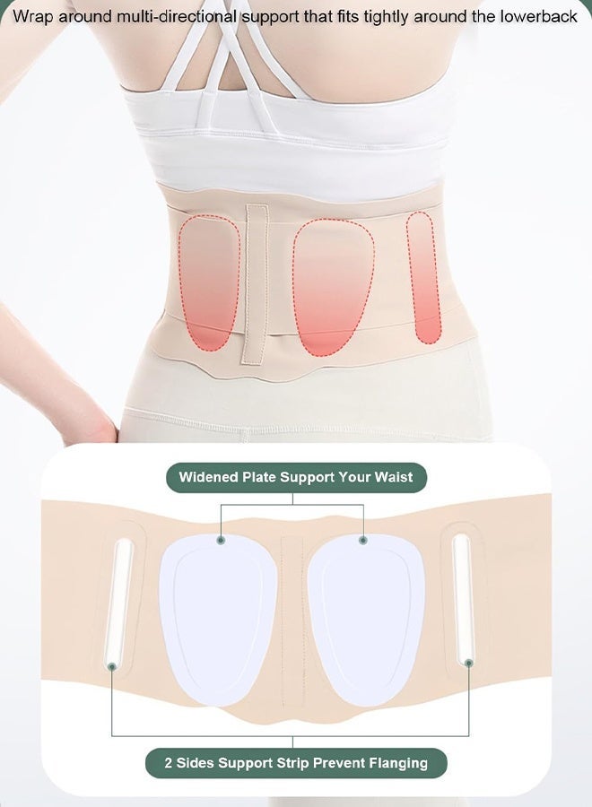 MLADEN Back Brace for Lower Back Pain Women Men, Waist Support Back Support Brace Back Brace for Men Lower Back Pain Relief Products, Back Belt Sciatica Pain Relief Back Brace for Women Men - Image 3