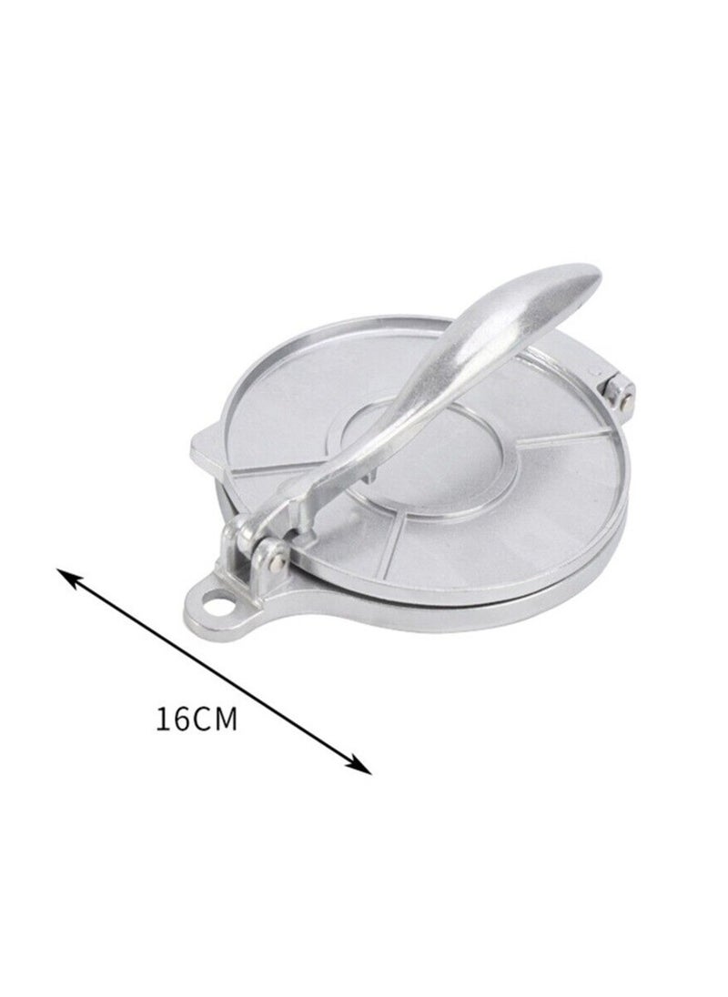 Generic - 2 Pieces Stainless Steel Chapati Press Puri Press Tortilla Maker, Kitchen Hand Tool  Small Size 16cm - Image 1