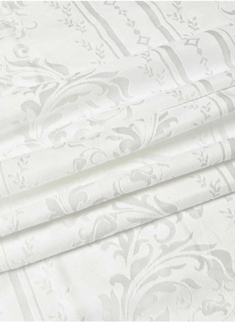 Master Home Textile - MASTER Polyester Jacquard  Comforter Sets, Fits 200 x 200 cm Bed, For Double Size Bed, With Removable Filling, 9 Pcs King Size, Soft, Breathable,  Elegant - Image 1