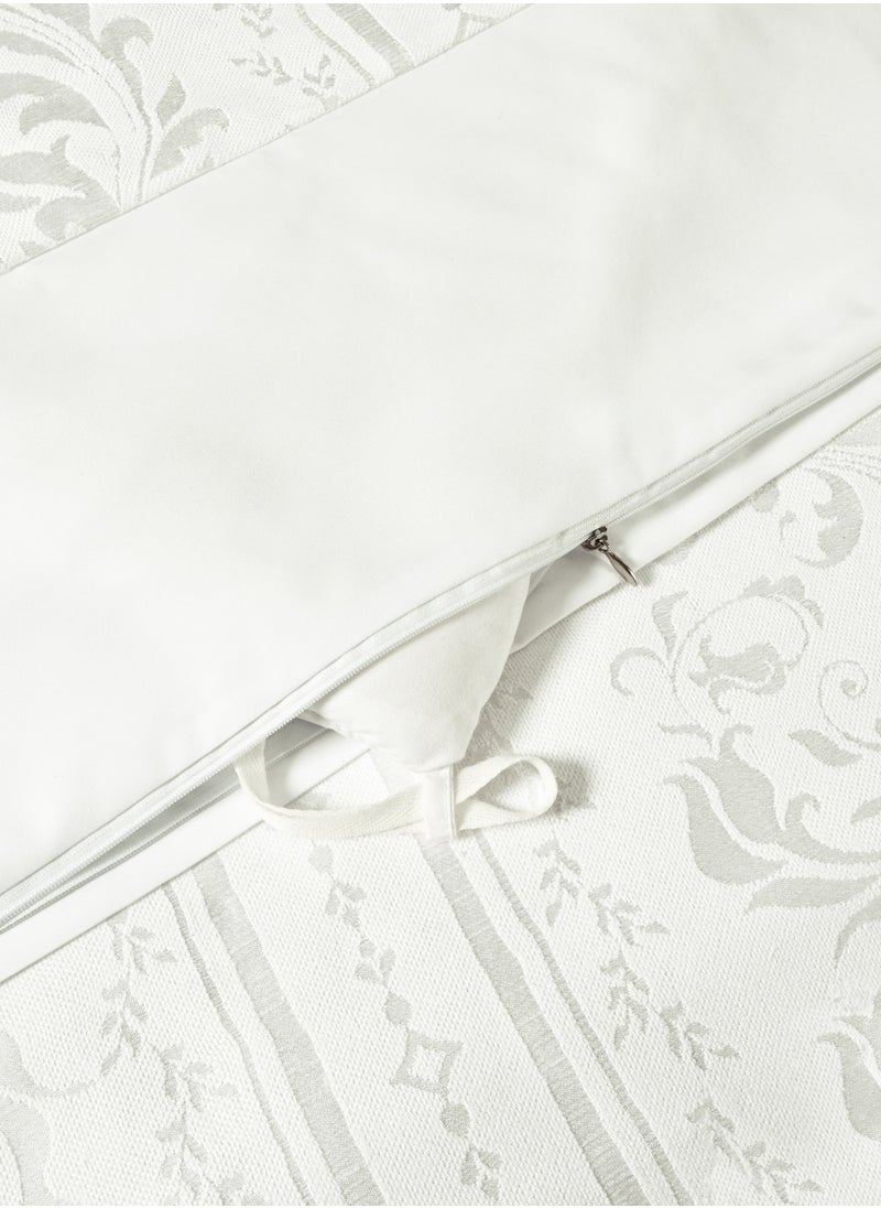 Master Home Textile - MASTER Polyester Jacquard  Comforter Sets, Fits 200 x 200 cm Bed, For Double Size Bed, With Removable Filling, 9 Pcs King Size, Soft, Breathable,  Elegant - Image 1