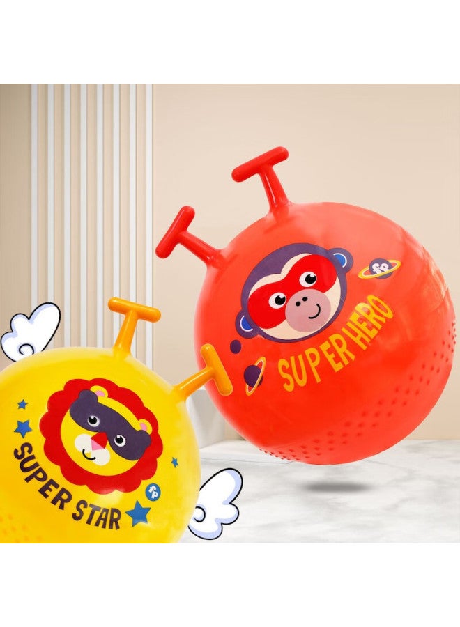 Fisher-price Children's Toy Ball, Sensory Training Bouncy Sheep Horn Ball, 45cm, Red, With Pump, Birthday Gift - Image 4