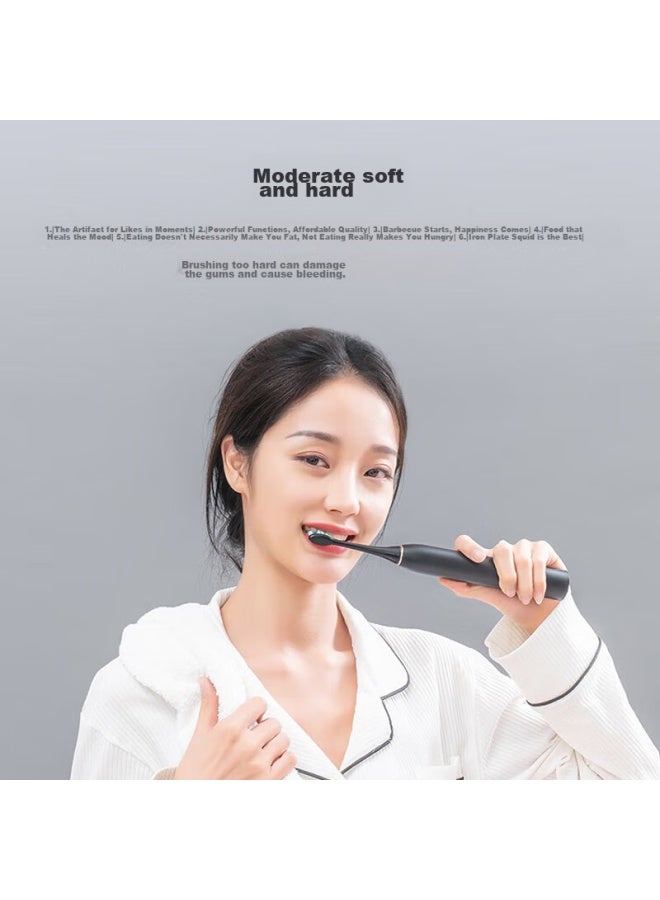 JD.com Jd Jingzao Electric Toothbrush Heads, Dupont High-elasticity Bristles, 2-pack, Black - Image 5