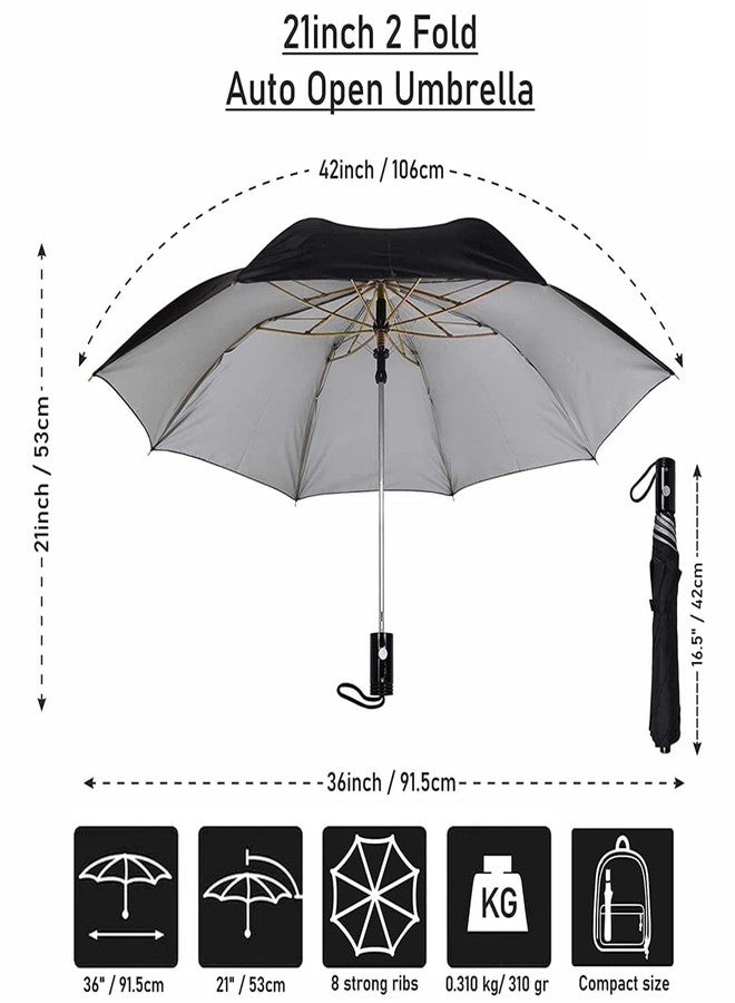 FROCEL Gilary Umbrella for Women, man Umbrella for Men Umbrella for Rain and Sun Protection Foldable Umbrella 2 fold umbrella - Image 4