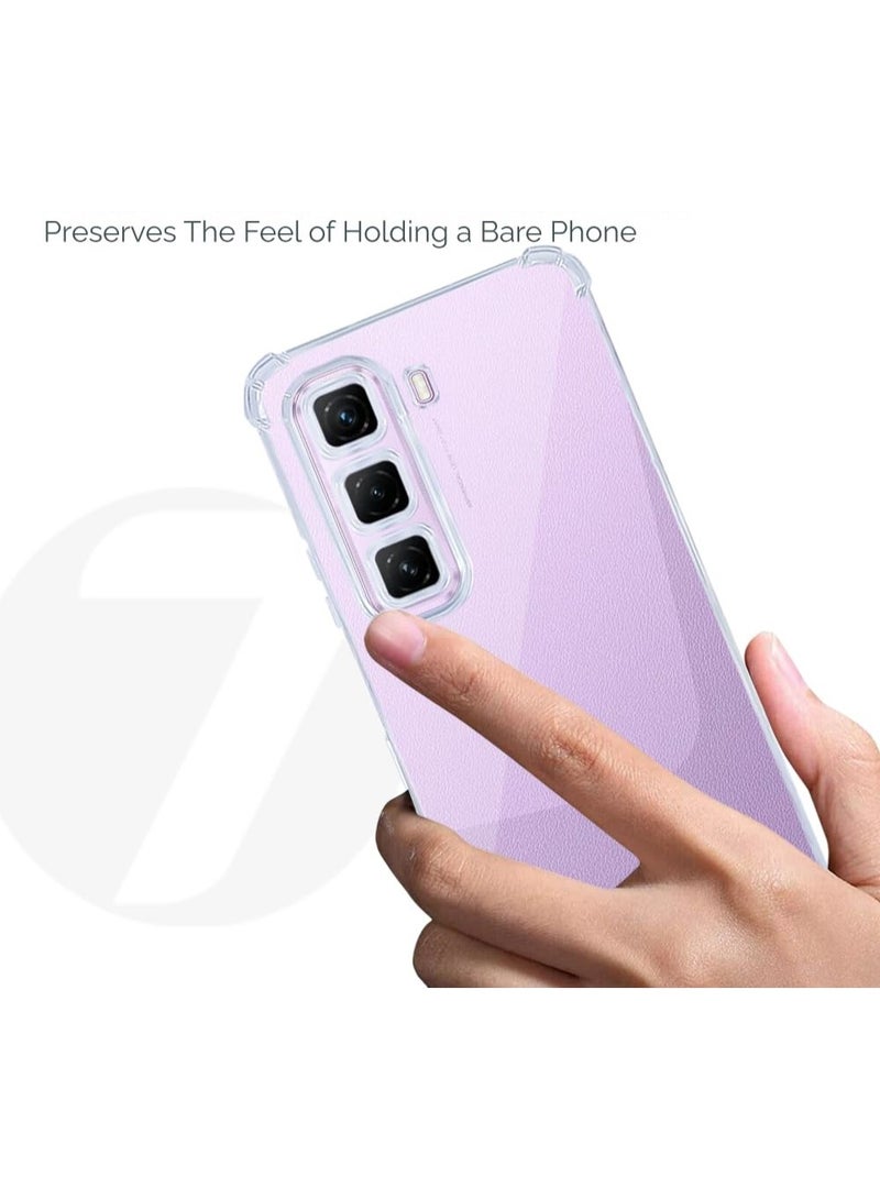 جراب شفاف ضد الصدمات متوافق مع هاتف انفنكس هوت 50 4G - Image 3