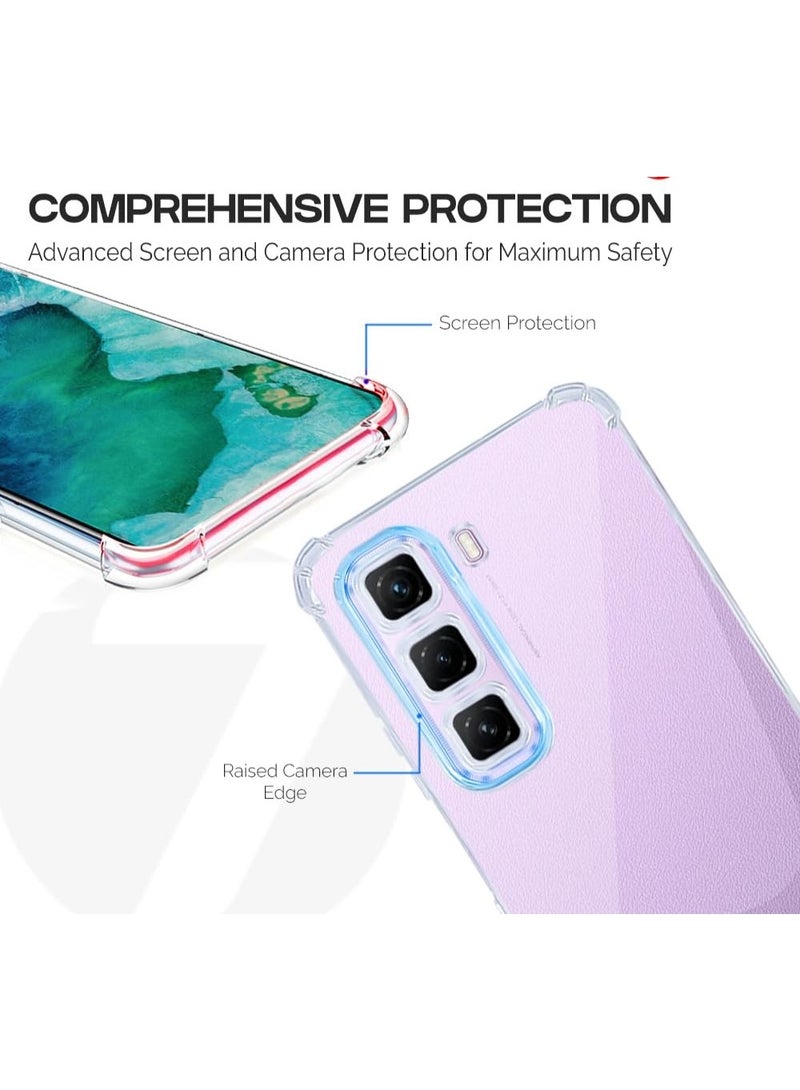 جراب شفاف ضد الصدمات متوافق مع هاتف انفنكس هوت 50 4G - Image 2