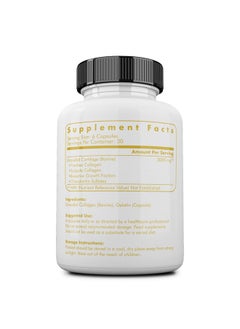 انسيسترال سابليمينتس مسحوق الكولاجين الغذائي من Ancestral Supplements Grass Fed Beef Living، 3000 مجم، يعزز صحة البشرة والشعر والأظافر والمفاصل، النوع الثاني، 180 كبسولة  - Image 3