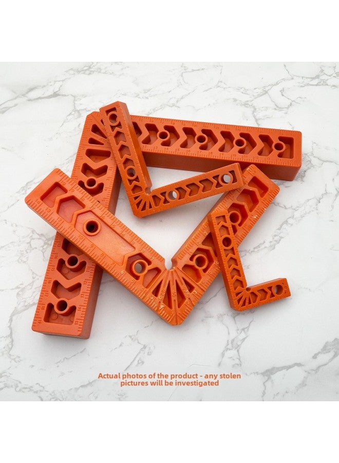 Right Angle Locator 90 Degree Stone Rock Slab Splicing Fixer L-shaped Straight Angle Ruler Plastic Angle Code Woodworking Marking Ruler-Model:Clamp - Image 4