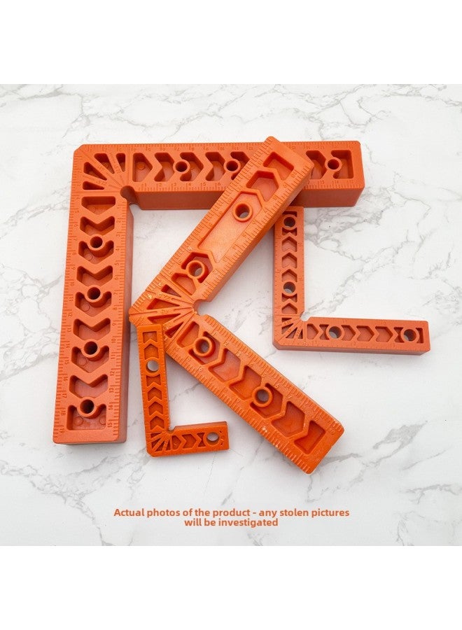 Right Angle Locator 90 Degree Stone Rock Slab Splicing Fixer L-shaped Straight Angle Ruler Plastic Angle Code Woodworking Marking Ruler-Model:Clamp - Image 3