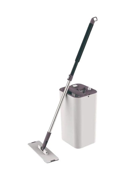 Flat Mop with Bucket – Self-Squeeze Hands-Free Cleaning System