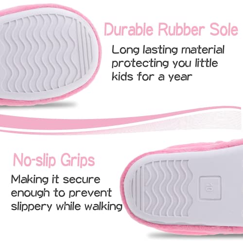 MIXIN Girls and Boys Slippers Mermaid Princess No-Slip Memory Foam Slippers Soft Rubber Sole House Shoes for Bedroom Indoor Outdoor Mermaid 3 - Image 5
