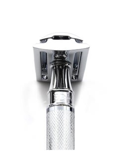 Edwin Jagger Edwin Jagger DES89KN Short Handled Classic Double Edge Manual Eco-Friendly and Reusable Safety Razor for Men and Women for Shaving Cream or Soap Fits All DE Razor Blades (Knurled)  - Image 2