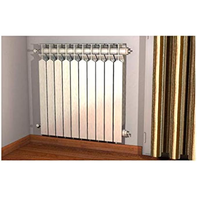 RC SHELF FOR RADIATORS AND RADIATORS ALUMINIUM, BRACKET FOR DRYWALL WALLS, 523972, WHITE - Image 2