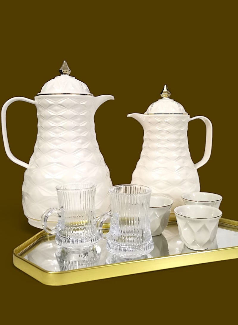 Rema Attractive Coffee and Tea Fridge Thermos Set with Elegant Design made in Turkey 1L + 0.5L - Image 2