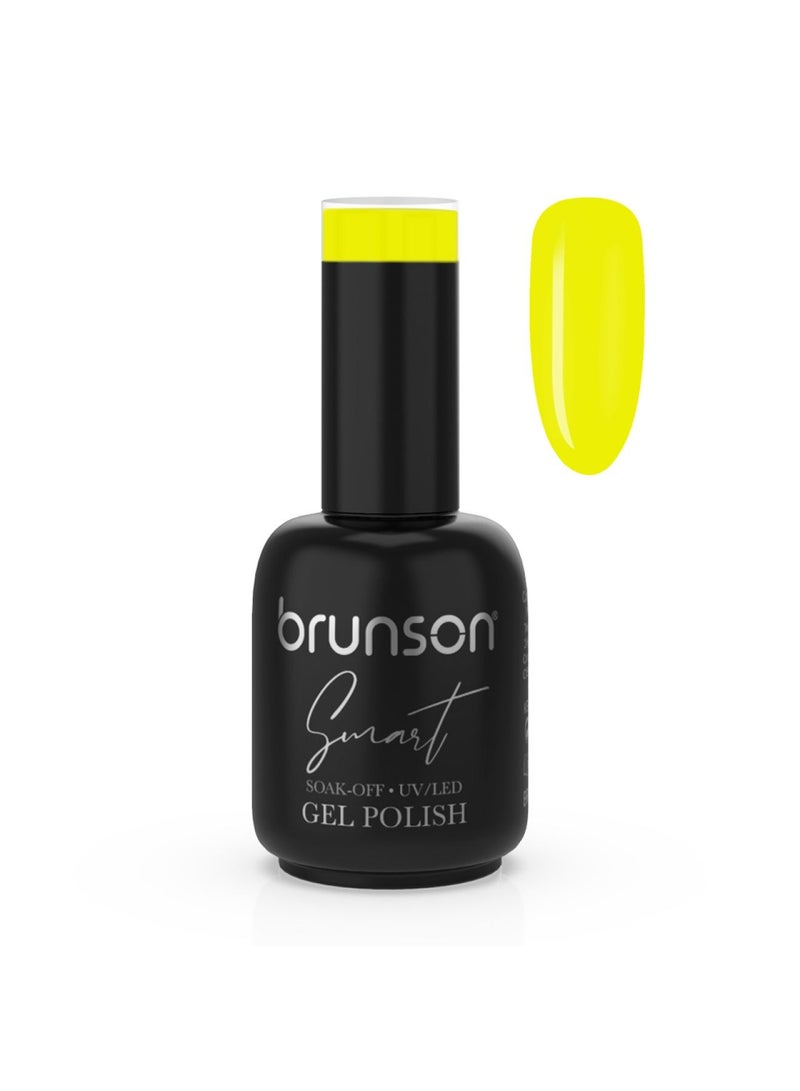 brunson Gel Nail Polish 15ml Smart Gel Nails Glossy Shine Finish Long Lasting Soak off UV LED Gel Polish for Nail Art French Manicure Pedicure Salon Quality Chip Resistant Gel Nail Extensions UV Gel BSM118