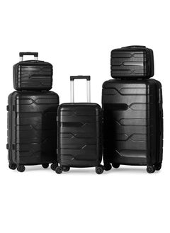 5-Piece Complete Luggage Set – Unbreakable PP Hard-Shell, TSA Lock, 8 Spinner Wheels - pzsku/Z41EACEC7639E8FD2DB3CZ/45/_/1740386908/14ec4e0b-b041-4029-82eb-484588ddb6d7