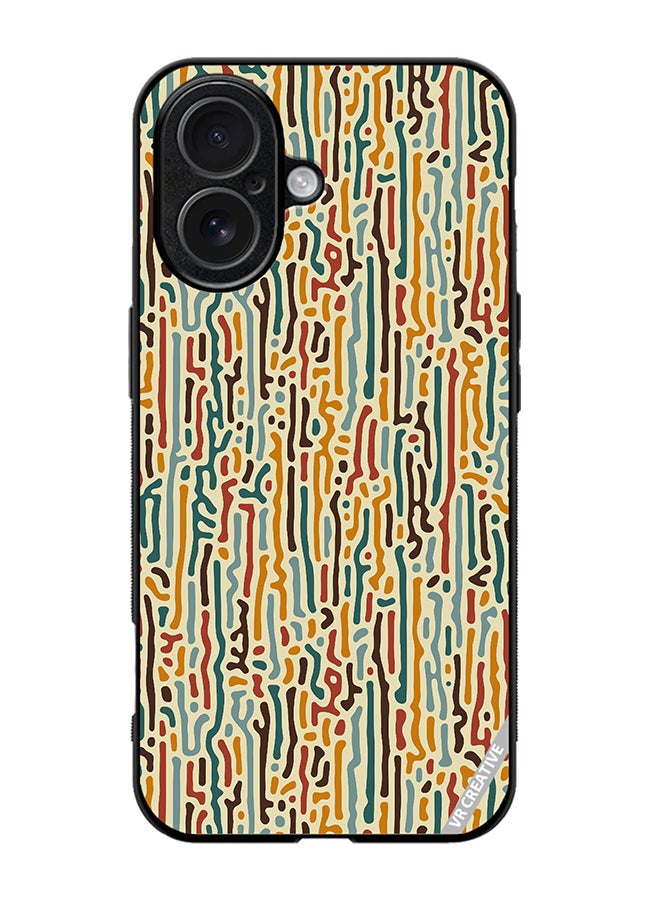 Protective Case Cover For Apple iPhone 17 Texture Design Multicolour