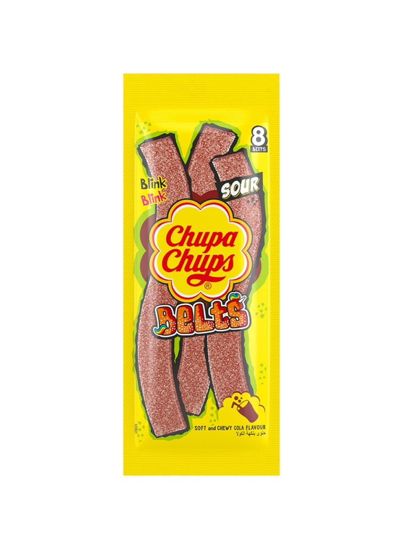 Chupa Chups Extruded Sour Candy  Cola Belts - Image 1
