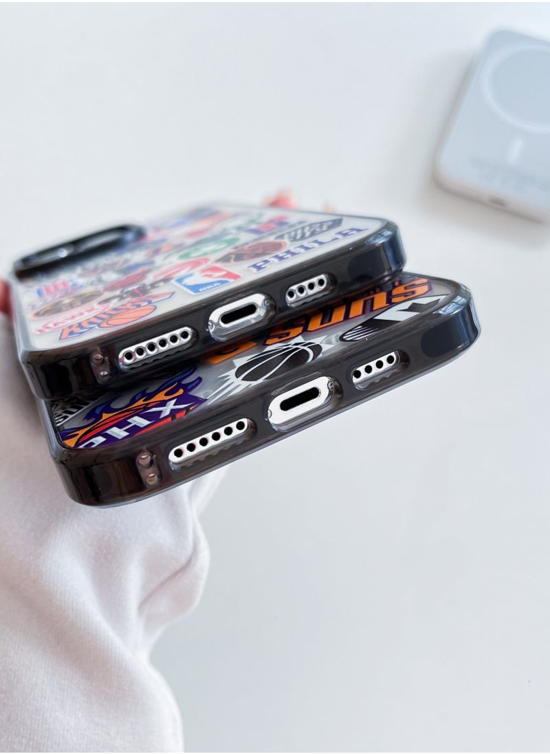 Casetify - iPhone 14 Pro Max Case NBA SUNS Mania iPhone Case Magnetic Magsafe MagFit Anti-Yellowing Technology Cover - Image 1