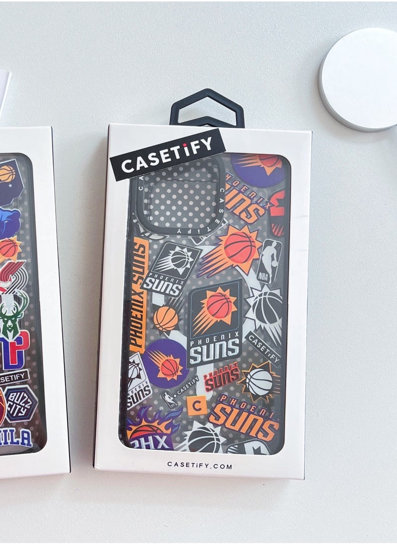 Casetify - iPhone 14 Pro Max Case NBA SUNS Mania iPhone Case Magnetic Magsafe MagFit Anti-Yellowing Technology Cover - Image 1