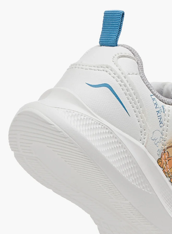 ديزني Boys The Lion King Print Sports Shoes with Hook and Loop Closure