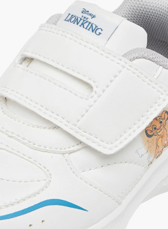 ديزني Boys The Lion King Print Sports Shoes with Hook and Loop Closure