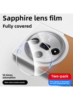 For OPPOFindx7 Lens Film Findx8Pro Mobile Phone X7Ultra Camera OPPO Protective Film Find-Colour:Hasselblad Image Lens Film [transparent 2-pack] 8k Ultra Clear Lossless Pixels-Size:OPPO Find X8 Pro