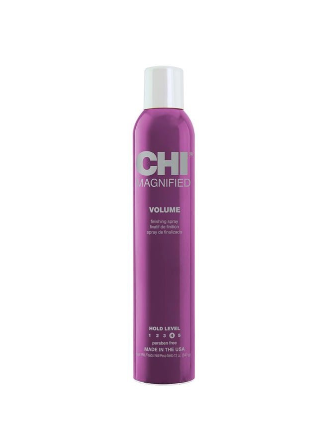 CHI Magnified Volume Finishing Hair Spray, Boosts Volume & Body For Maximum Fullness, Builds Resilience & Strength & Adds Shine, 12 Oz - Image 1