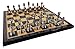 HPL Staunton Chrome Black Chrome Chess Men Set with 18 inch Dark Walnut Color Board 2 Player Ages 12 - Image 4