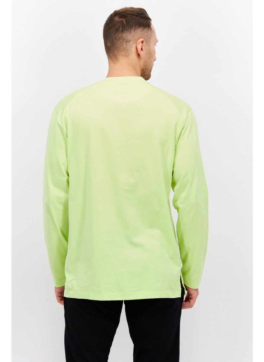 Men Sportswear Fit Long Sleeve Training T-Shirt, Lime Green - pzsku/Z41EB363D39C519D73BC4Z/45/_/1737643084/8439ab0f-8a23-4994-8a63-53e749a43db1